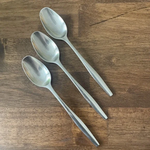 Dansk Germany VARIATION V Set‎ of 3 Soup Spoons 8 1/8 