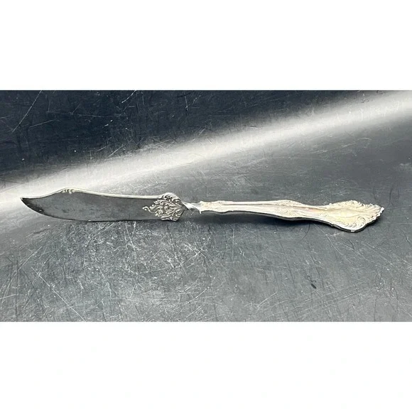 Rogers &‎ Hamilton Monarch 1895 Silver Plate Master Butter Knife Ornate 7