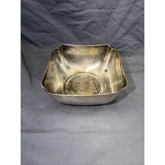 Vintage Reed & Barton 107 Square Silver Plate Bowl