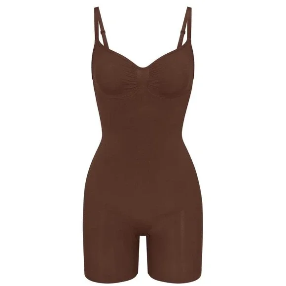 Skims Everyday Sculpt‎ Mid Thight BodySuit SH-ONE-2154 Cocoa 4X