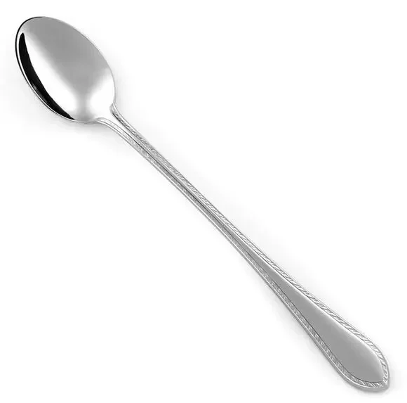 4 Pcs Reed & Barton Tradition Tanglewood Stainless Steel Iced Tea Spoons New