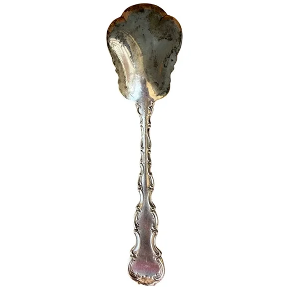 GORHAM Strasbourg Sterling Silver Sugar Shell Spoon 6