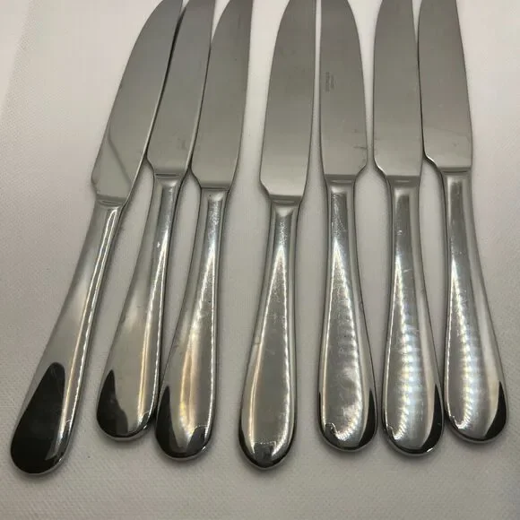 7 Dinner Knife Towle Glossy Stainless Vietnam Set replacement knives silverware