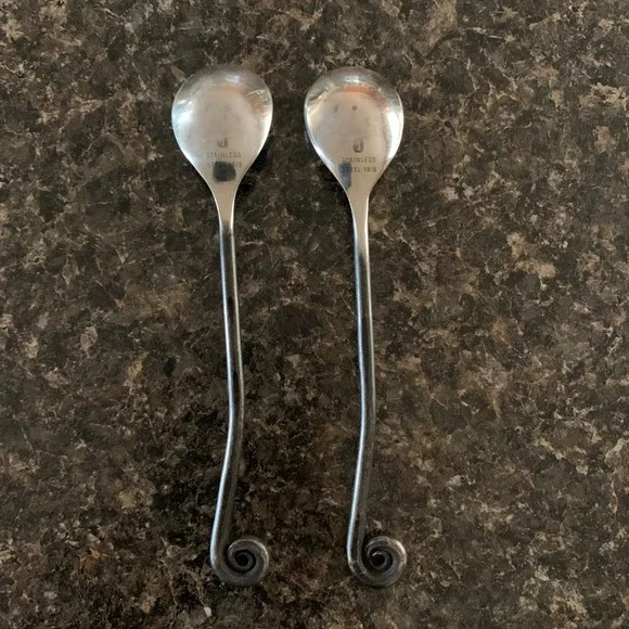 Set of 2 18/8 Stainless Steel 5
