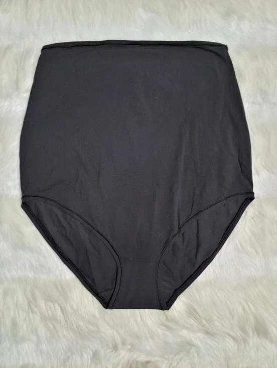 SKIMS Maternity Cotton Jersey High Waisted Brief Black Soot XL NEW