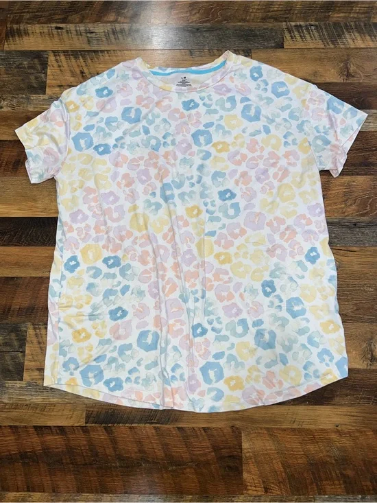 Secret Treasures Pastel Leopard Print Muumuu