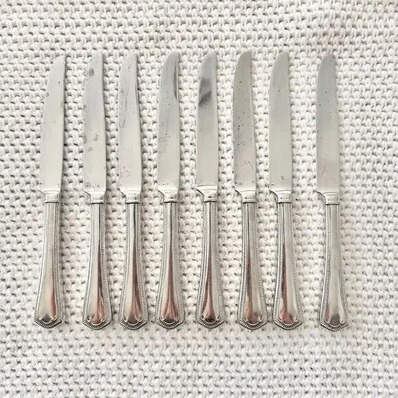Waterford Somerset 18/10 Stainless Set 8 Dinner Forks Replacement Flatware 9.5