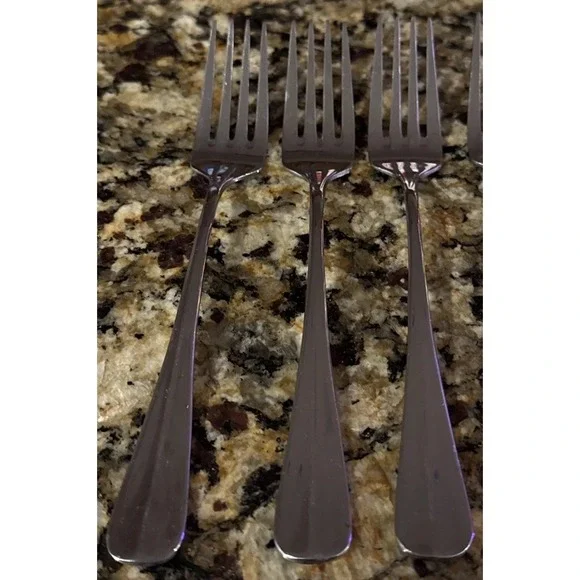 Oneida Baguette Stainless Steel 18/10 Dinner  Forks Fork Set‎ Of 3