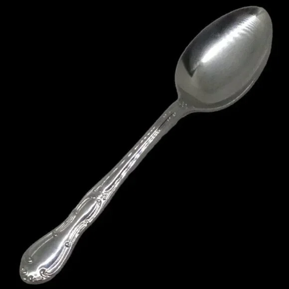 Frank Smith Stainless FSS11 Tablespoon Serving Spoon-Japan-Vintage-Scrolls-8