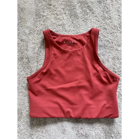 Alfenix Pumpkin Color Stretch Activewear‎ Sports Top Bra