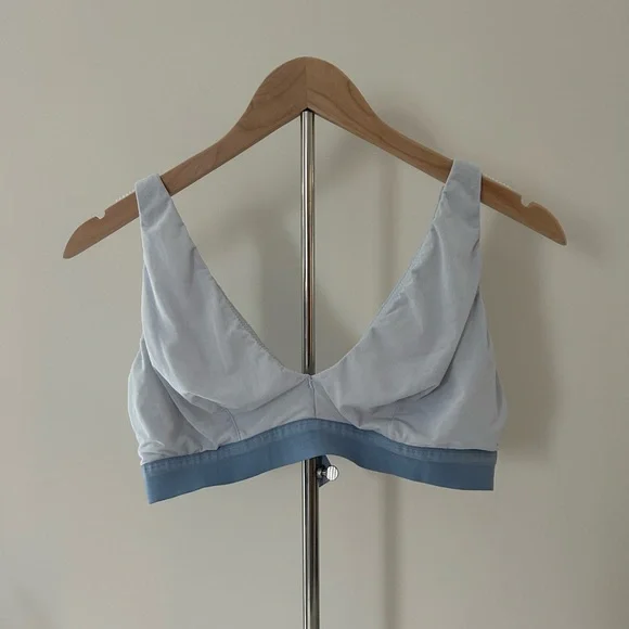 Aerie Light Blue Mesh Bralette