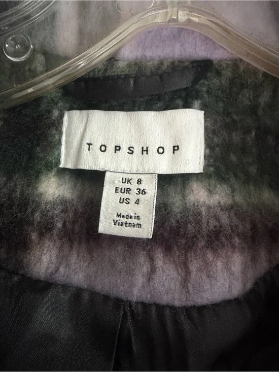 Double Breasted Coat TopShop