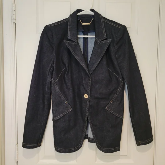 White House Black Market Dark Denim Blazer
