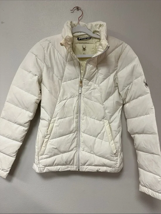 Spyder Women's Quilted Puffer Jacket - Cream