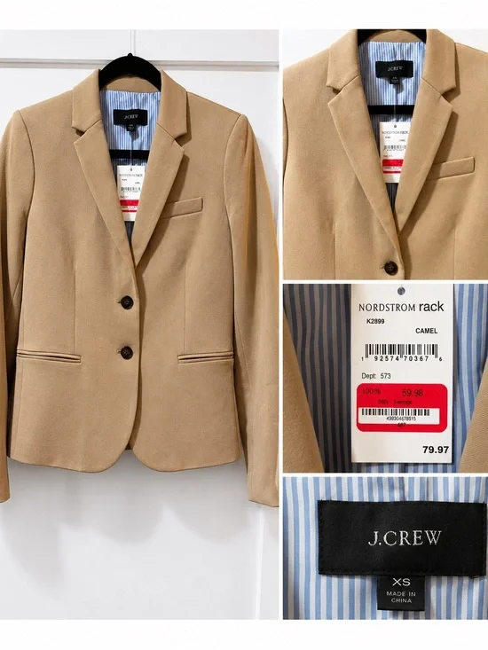 J. Crew Camel Women's Blazer