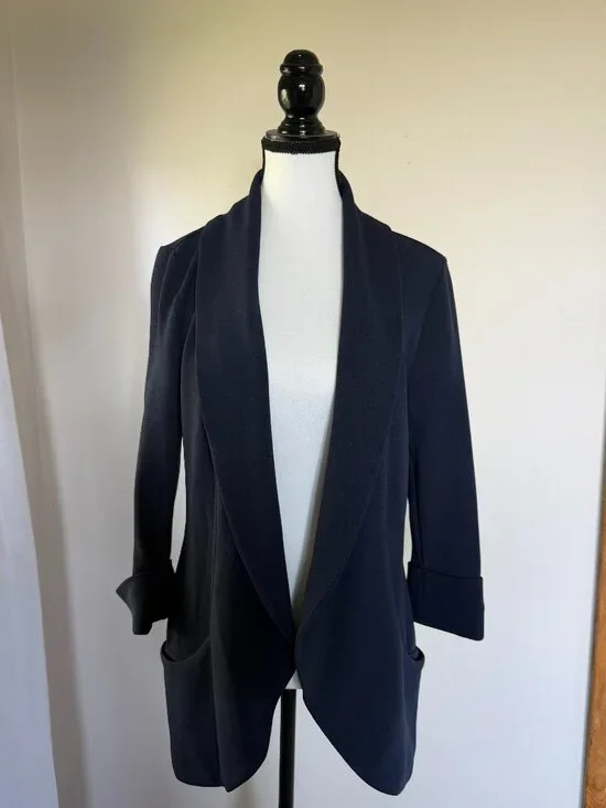 French Muave Navy Blazer