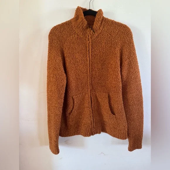 Natural Reflections Women’s M Teddy Bear Sherpa jacket Comfort Career Essential
