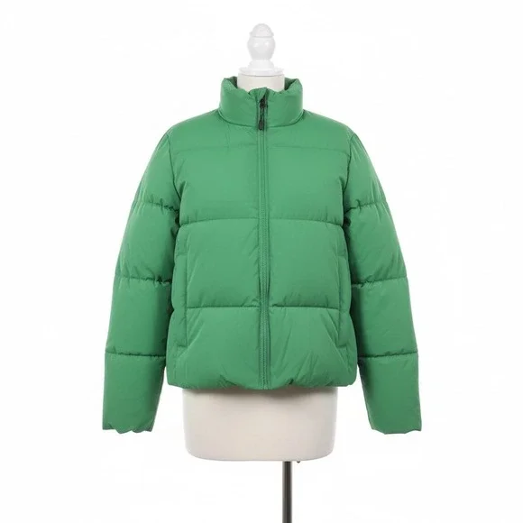 Vibrant Green Puffer Jacket Amazon Essentials S Warm Quilted Puffy‎ Coat Winter