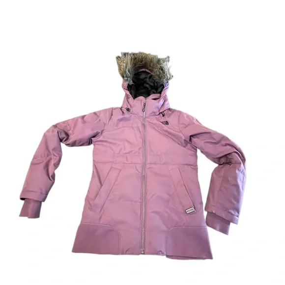 🌸 Vintage The North Face Dryvent 550‎ Down Parka/coat plum color size small