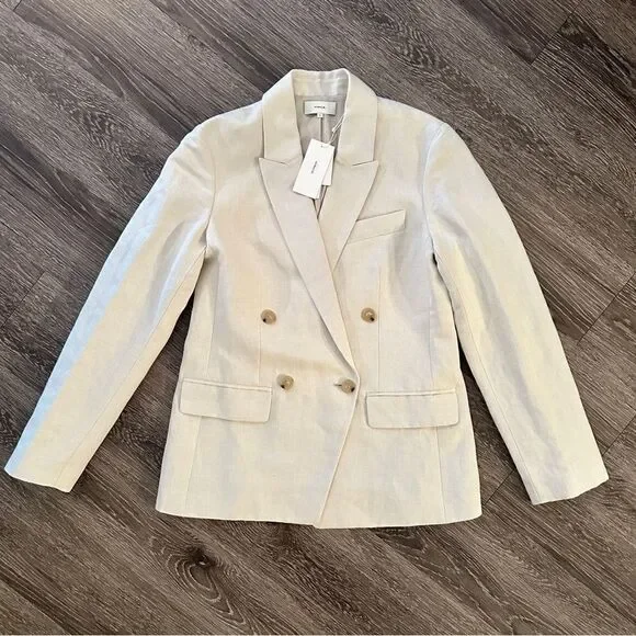 Vince Double Breasted Blazer New