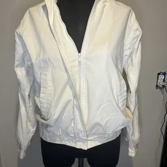 Vintage Tidewater Traders Boat Jacket White Small Women's‎