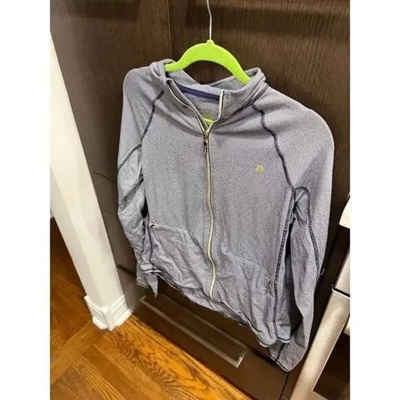 Lilly Pulitzer Kapri Striped Zip Up Luxletic‎ Jacket size XL