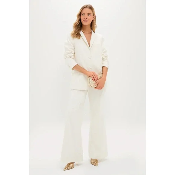 Tuckernuck NWT Cream Wool Warner Two-Blazer Size XS‎