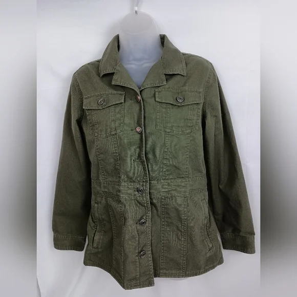 Olive Green Utility Chore DULUTH TRADING Women's‎ Jacket (#1,377)