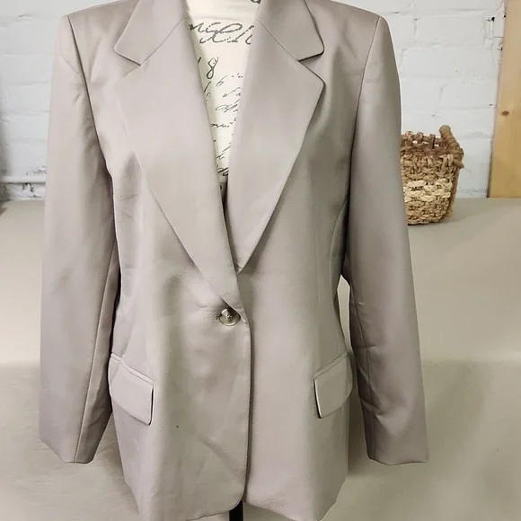 Pendleton Wool Blazer in Light Tan Size 16