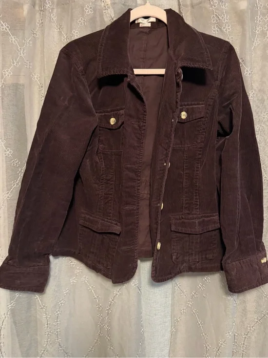 Van Heusen Corduroy Jacket in Dark Brown