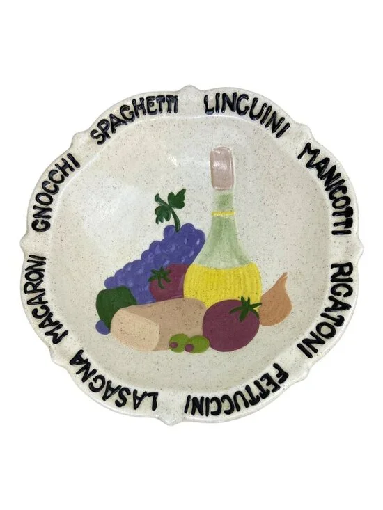 Vintage Italian Pasta Serving Platter 13.5