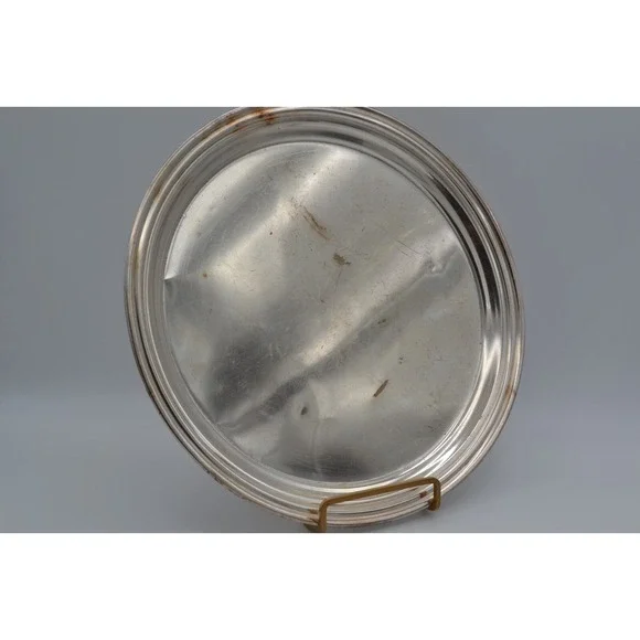Vintage Hotel Shoreham DC Silver Soldered 12in Serving Tray International Silver