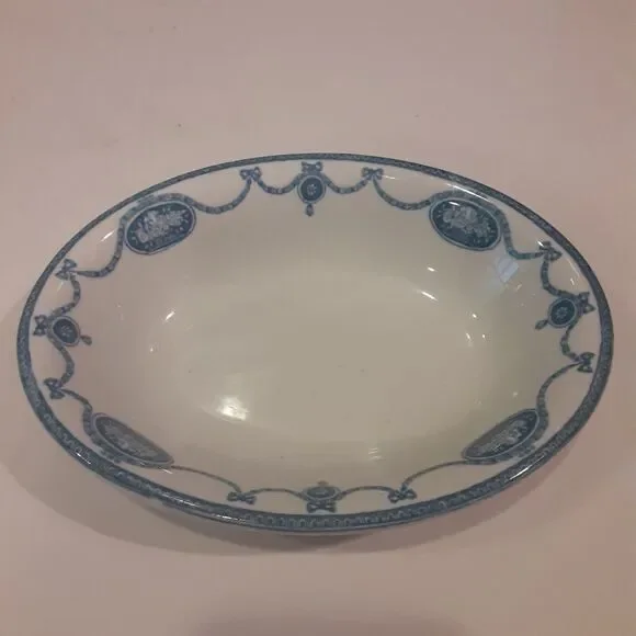 Vintage John Maddock& Sons England Deleware Oval Dish Collectors