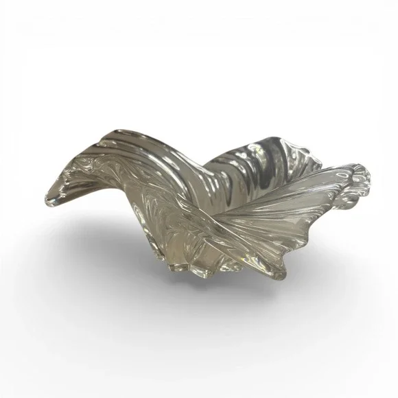 Mikasa Belle Epoque Centerpiece Fruit Bowl‎ Crystal Glass 12.5