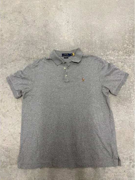 Polo Ralph Lauren Polo Shirt Classic Fit Short Sleeve Grey