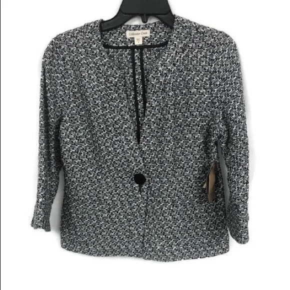 COLDWATER CREEK CLASSIC BOULCE JACKET 8‎