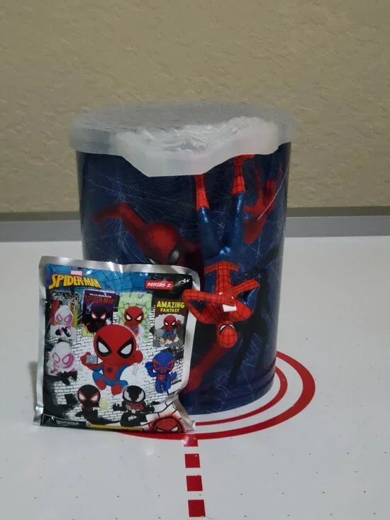 Spider-Man Brand New Day Popcorn Bucket AND Bag Clip