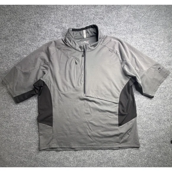 RLX Ralph Lauren Mens XXL Gray 1/2 Zip Golf Pullover Embroidered Doral