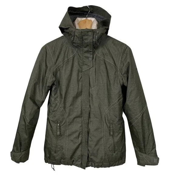 Columbia‎ Interchange Jacket Womens XS 3-in-1  Omni Tech Green & White