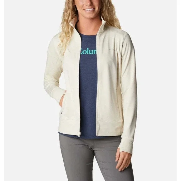 Columbia Weekend Adventure Full Zip Light Yellow Jacket Women's‎ Size Med