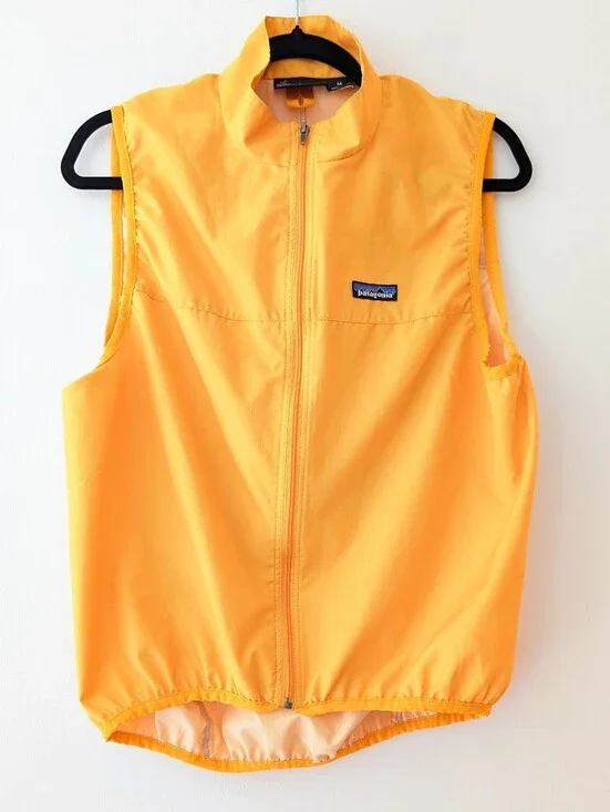 Vintage 90s Patagonia Houdini Vest in yellow