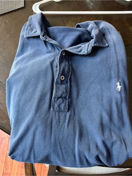 Polo Ralph Lauren Featherweight Mesh Men’s Blue Short Sleeve Shirt Size 3XB