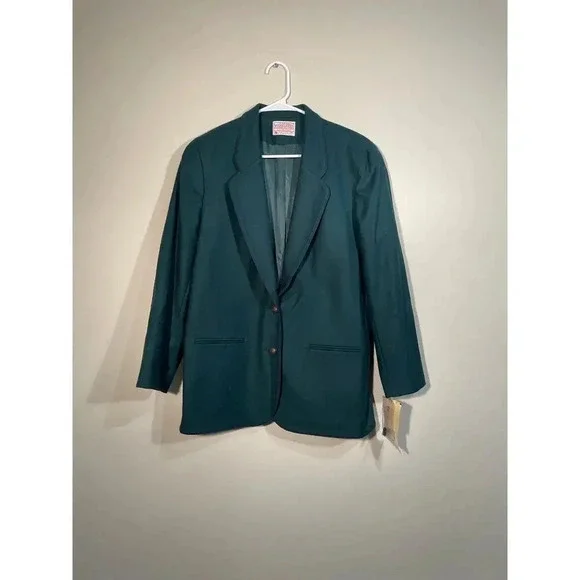Pendleton Deadstock Forest Green 100% Virgin Wool Blazer‎