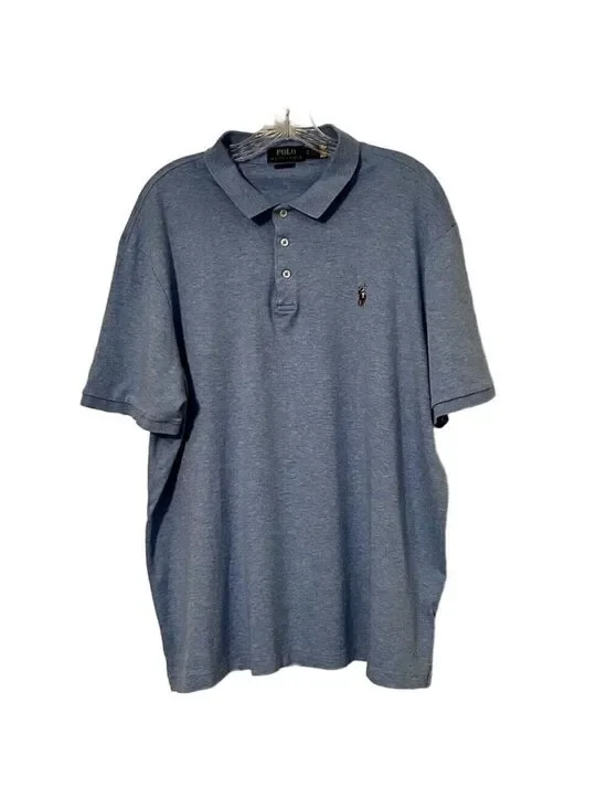 Polo Ralph Lauren Men’s XL Classic Fit Cotton Polo Shirt Blue Logo