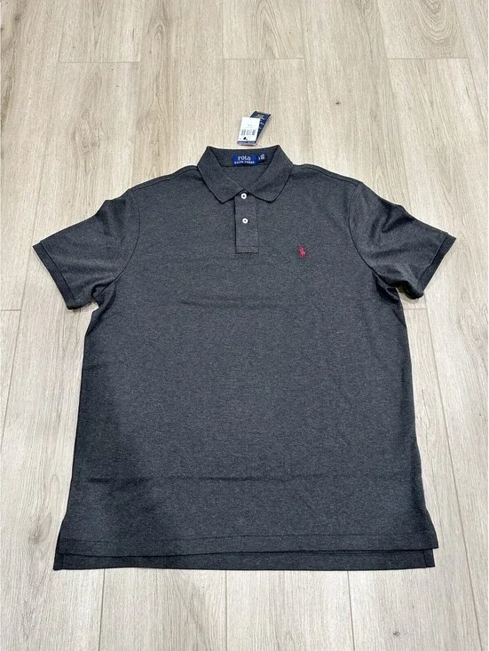NWT Polo Ralph Lauren Shirt Mens Large Grey Pony Classic Casual Preppy