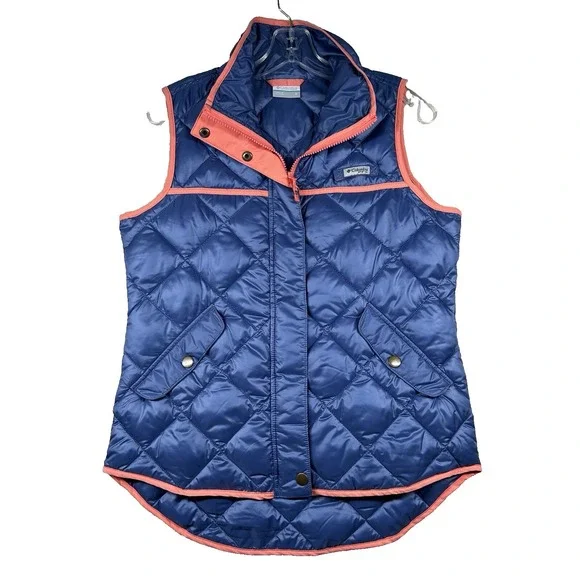 Columbia PFG Vest Womens SM Quilted Puffer Harborside Sleeveless Outdoor Hiking