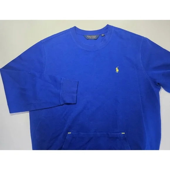 Polo Golf Ralph Lauren Mens Size XL Blue Long Sleeve Pullover‎