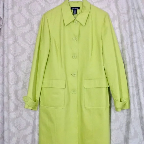Vintage Evan Picone trench coat L