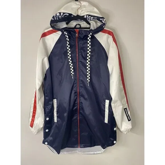 Vintage Patriotic Members Only Jacket Men's Size Small Europe Craft Zip Up‎ 90s
