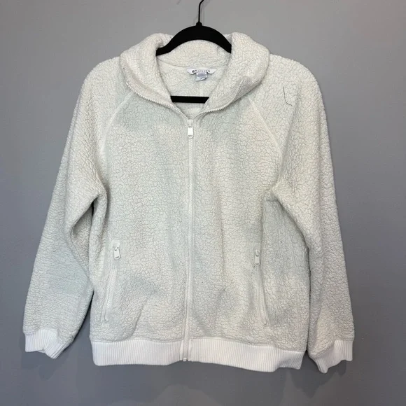 Athleta Cream‎ Sherpa Jacket Size Small